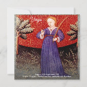 《星座》乙女座ザヴァージン〔占星術の〕十二宮図サインバースデーパーティー 招待状 (正面)