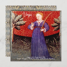 《星座》乙女座ザヴァージン〔占星術の〕十二宮図サインバースデーパーティー