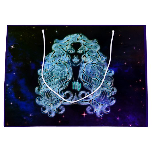 《星座》乙女座ザヴァージン〔占星術の〕十二宮図抱き枕 ラージペーパーバッグ (正面)