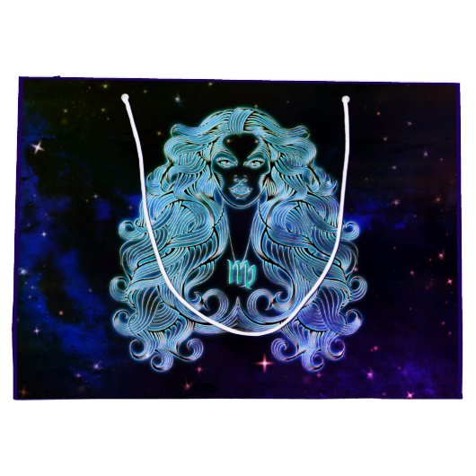 《星座》乙女座ザヴァージン〔占星術の〕十二宮図抱き枕 ラージペーパーバッグ (裏面)