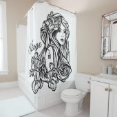 《星座》乙女座ザヴァージン〔占星術の〕十二宮図 シャワーカーテン (インサイチュ)