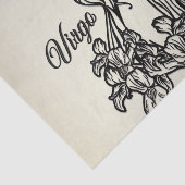 《星座》乙女座ザヴァージン〔占星術の〕十二宮図 薄葉紙 (詳細)