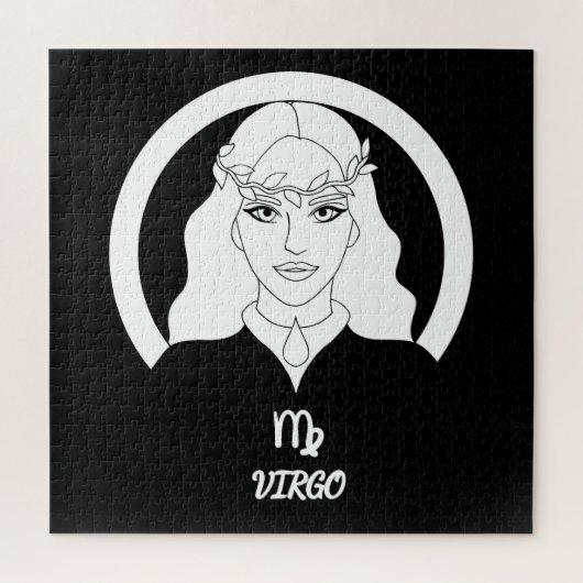 《星座》乙女座シルエット ジグソーパズル (縦)