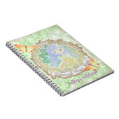 《星座》乙女座シンボルや象徴。パーソナライズされたノート ノートブック (右側)