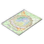 《星座》乙女座シンボルや象徴。パーソナライズされたノート ノートブック (左側)