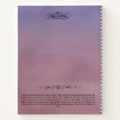 《星座》乙女座ノート ノートブック (裏面)