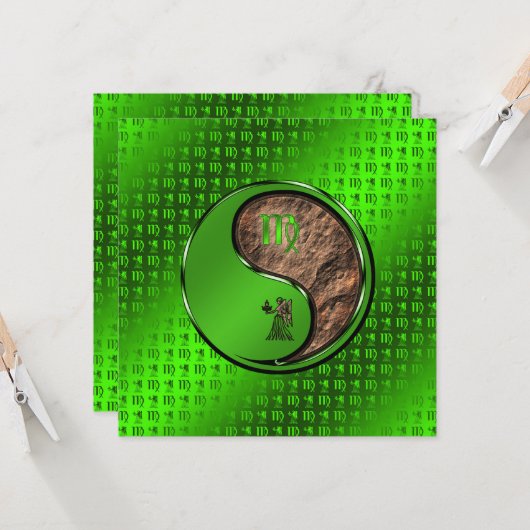 《星座》乙女座ハーベスタ カード (正面/裏面インサイチュ)