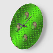 《星座》乙女座ハーベスタ ラージ壁時計 (傾斜)