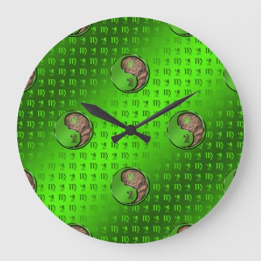 《星座》乙女座ハーベスタ ラージ壁時計 (正面)