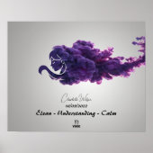 《星座》乙女座ビベスパーソナライズされた〔占星術の〕十二宮図看板ポスター ポスター (正面)