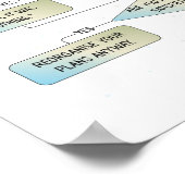 《星座》乙女座フローチャート – おもしろい Astrology〔占星術の〕十二宮図記号 ポスター (角)