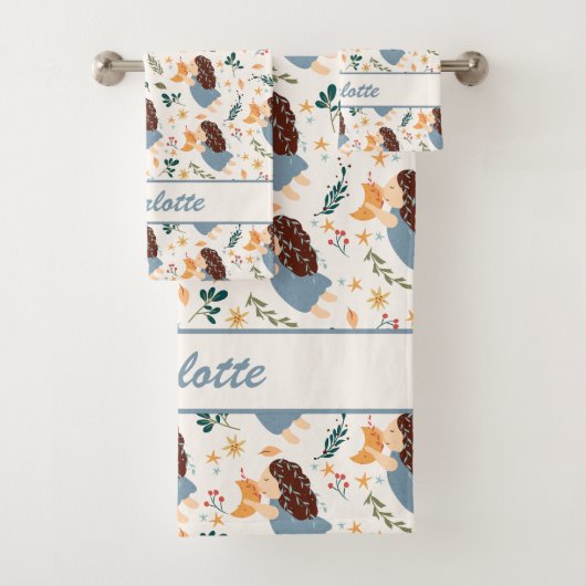 《星座》乙女座ベビー | かわいい&コージータオルforリトル《星座》乙女座 バスタオルセット (インサイチュ)