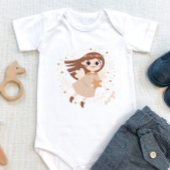 《星座》乙女座ベビー:「《星座》乙女座の純粋な天の優雅さ」 ベビーボディスーツ