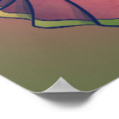 《星座》乙女座ベリーダンサーアートベリーダンス女神 ポスター (角)