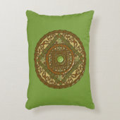 《星座》乙女座マンダラアクセント枕 アクセントクッション (正面(垂直))