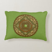 《星座》乙女座マンダラアクセント枕 アクセントクッション (裏面)