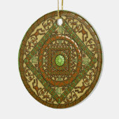 《星座》乙女座マンダラオーナメント セラミックオーナメント (左)