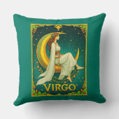 《星座》乙女座メイドオンクレセントムーン クッション (裏面)