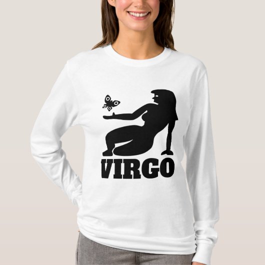 《星座》乙女座レディースTシャツ Tシャツ (正面)