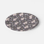 《星座》乙女座ロピトキバニー〔占星術の〕十二宮図シリーズパターンII ペーパープレート (アングル)