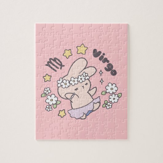 《星座》乙女座ロピトキバニー〔占星術の〕十二宮図シリーズ ジグソーパズル (縦)