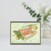 《星座》乙女座ヴァージンヴィンテージコンステレーションウラニア鏡 ポストカード (スタンド正面)