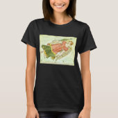 《星座》乙女座ヴァージンヴィンテージコンステレーションウラニア鏡 Tシャツ (正面)