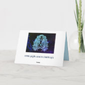 《星座》乙女座ヴァージン〔占星術の〕十二宮図グリーティングカード カード (裏面)