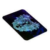 《星座》乙女座ヴァージン〔占星術の〕十二宮図磁石 マグネット (右側)