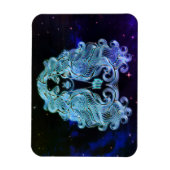 《星座》乙女座ヴァージン〔占星術の〕十二宮図磁石 マグネット (縦)