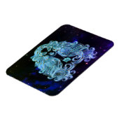 《星座》乙女座ヴァージン〔占星術の〕十二宮図磁石 マグネット (左側)