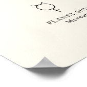 《星座》乙女座占星術の看板ポスター ポスター (角)