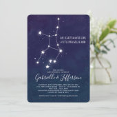 《星座》乙女座占星術ベビーシャワー 招待状 (スタンド正面)