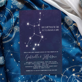 《星座》乙女座占星術ベビーシャワー 招待状
