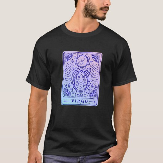 《星座》乙女座占星術 Tシャツ (正面)