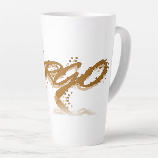 《星座》乙女座反射 カフェラテマグ (右アングル)