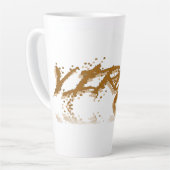 《星座》乙女座反射 カフェラテマグ (左アングル)