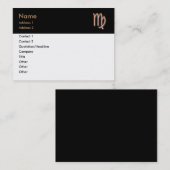 《星座》乙女座名刺 名刺 (正面/裏面)