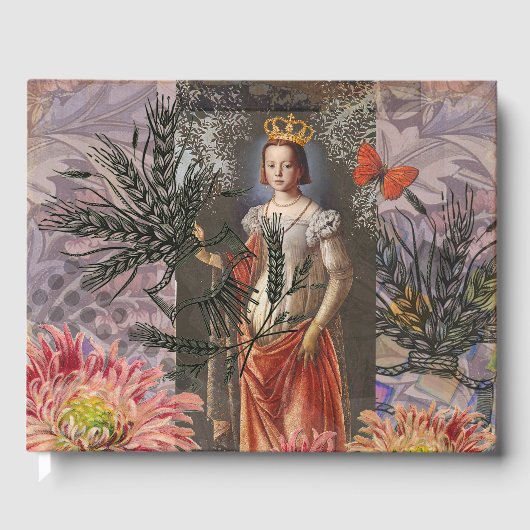 《星座》乙女座女性占星術お洒落ポートレート ゲストブック (正面)