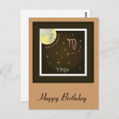 《星座》乙女座威厳がある23~9月23ポストカルテ ポストカード (正面/裏面)