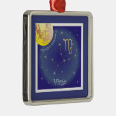 《星座》乙女座威厳がある23~9月23日オーナメント メタルオーナメント (右)