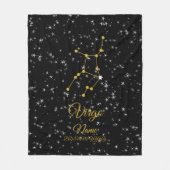 《星座》乙女座座 フリースブランケット (正面)