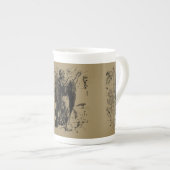 《星座》乙女座徴候の星座ヘベリアス1690 ボーンチャイナマグカップ (正面右)