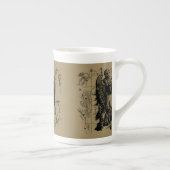 《星座》乙女座徴候の星座ヘベリアス1690 ボーンチャイナマグカップ (右)