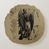 《星座》乙女座徴候の星座ヘベリアス1690 ラウンドクッション (正面)