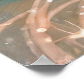 《星座》乙女座星のサイン女神、天の存在、〔占星術の〕十二宮図 ポスター (角)