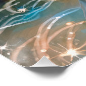 《星座》乙女座星のサイン女神、天の存在、〔占星術の〕十二宮図 ポスター (コーナー)