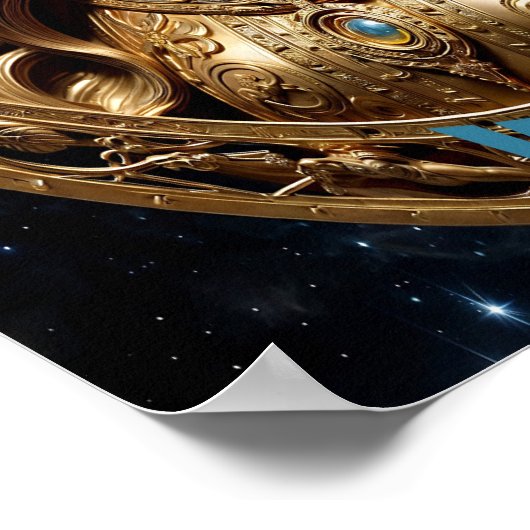 《星座》乙女座星占い徴候 ポスター (角)