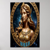 《星座》乙女座星占い徴候 ポスター (正面)