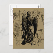 《星座》乙女座星座ヘベリアスのエッチングスタイル ポストカード (正面/裏面)